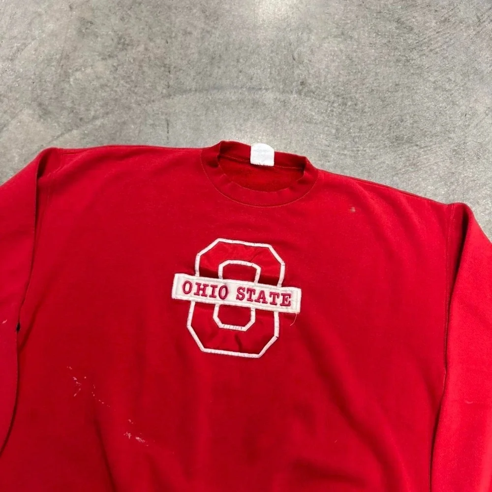 Vintage Ohio State Crewneck Heavyweight Cotton Sweatshirt XXL